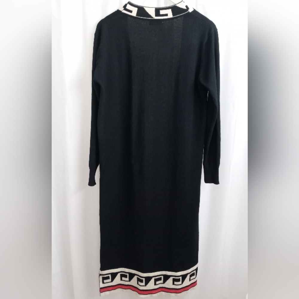 Cap Greek Key Pattern Duster- Size S-M - Picture 9 of 14
